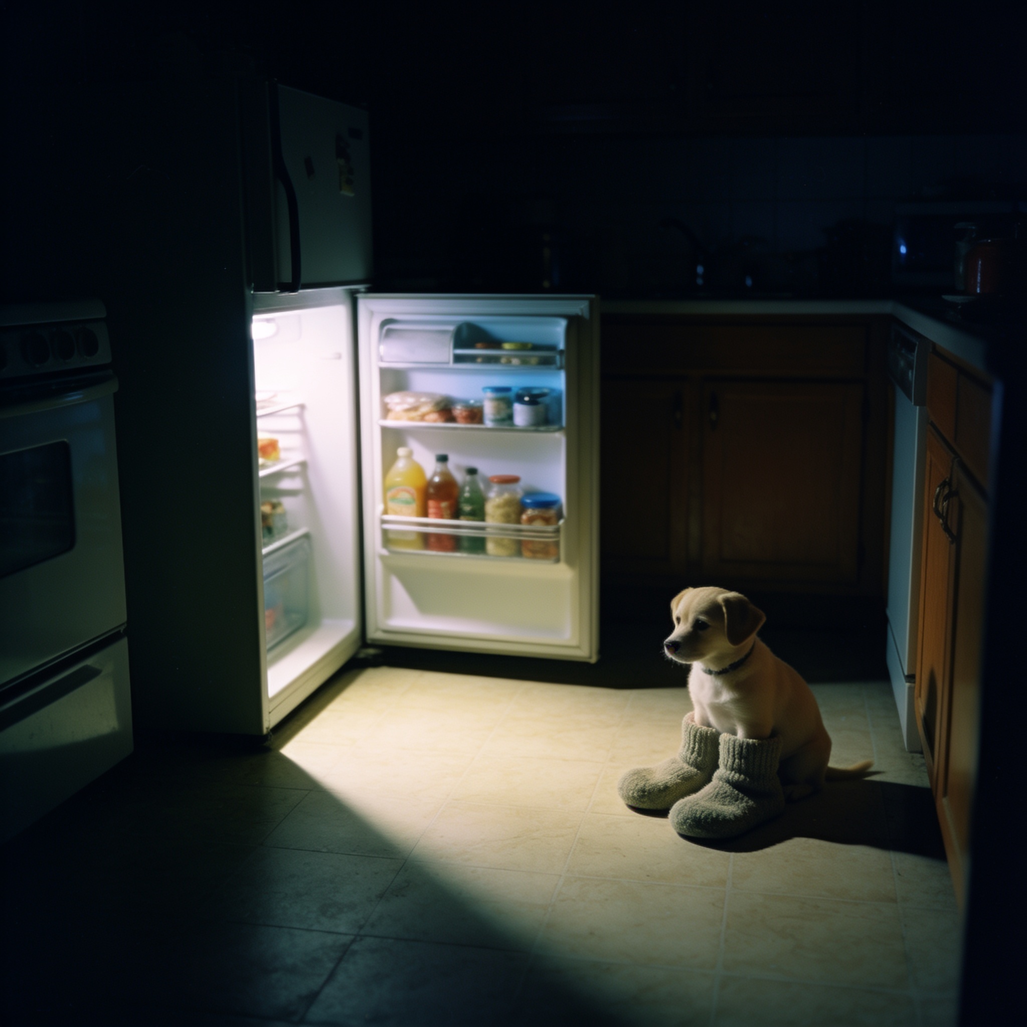 Cover of The Fridge Light Knows