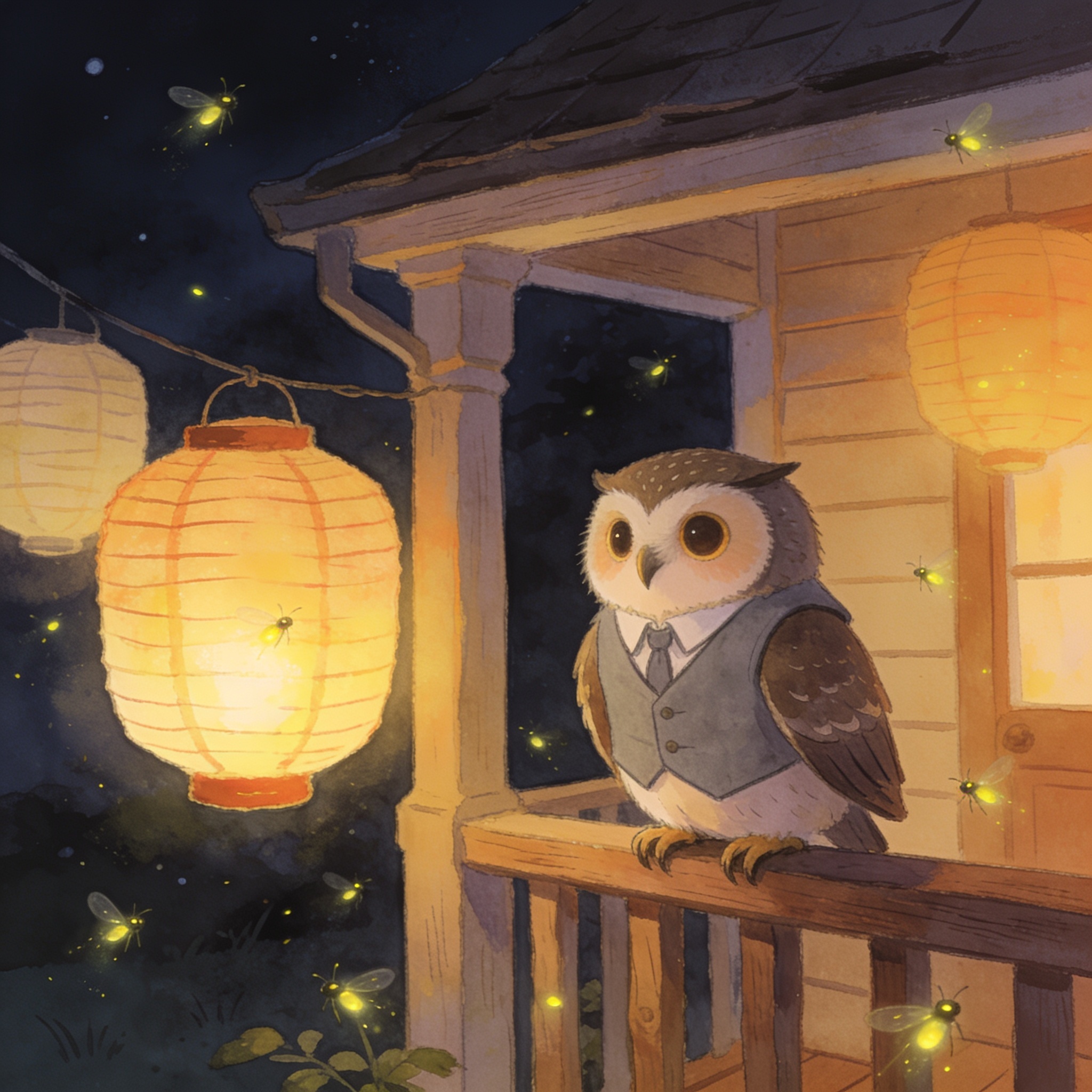 Cover of The Railing at Lantern-Light