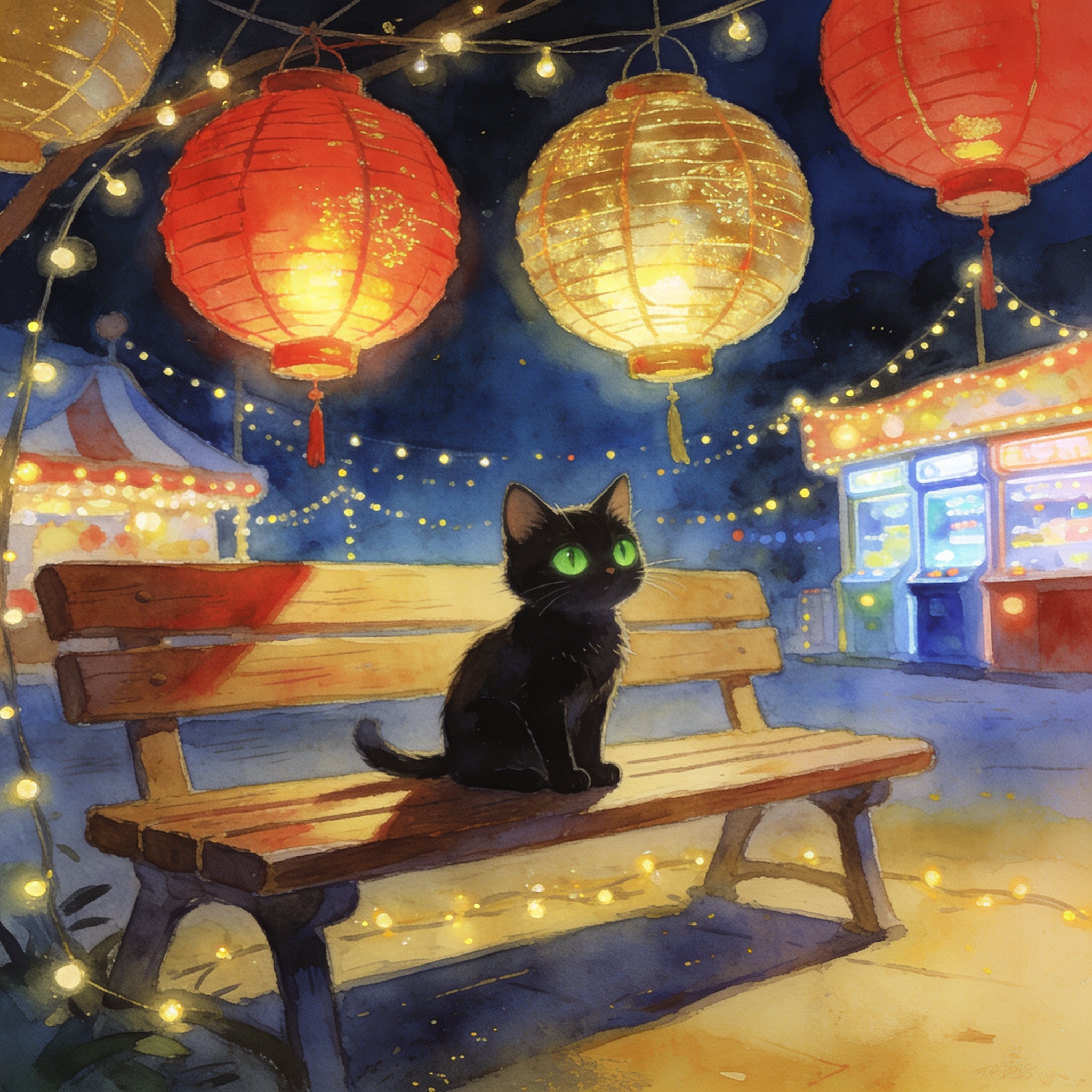 Cover of Lanterns Over the Fairgrounds