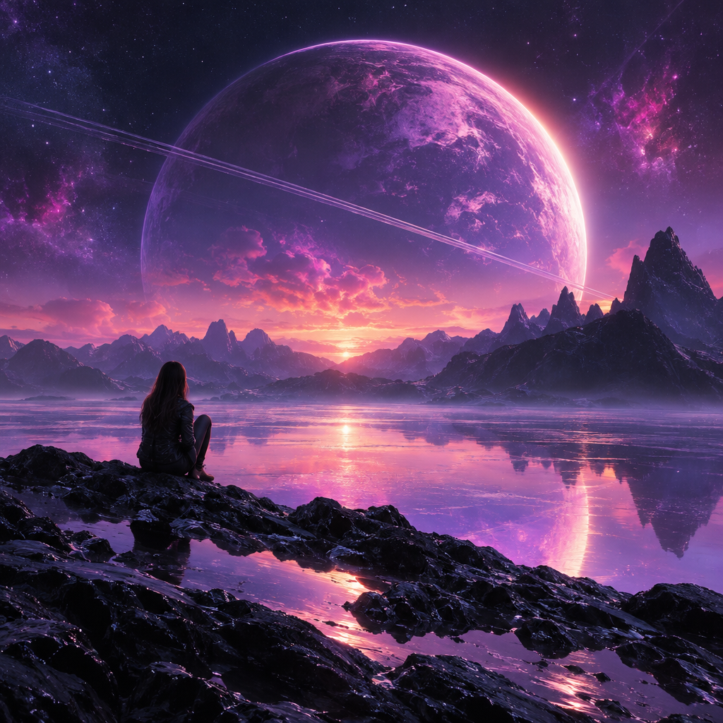 Cover of Afterglow Violet Parallax